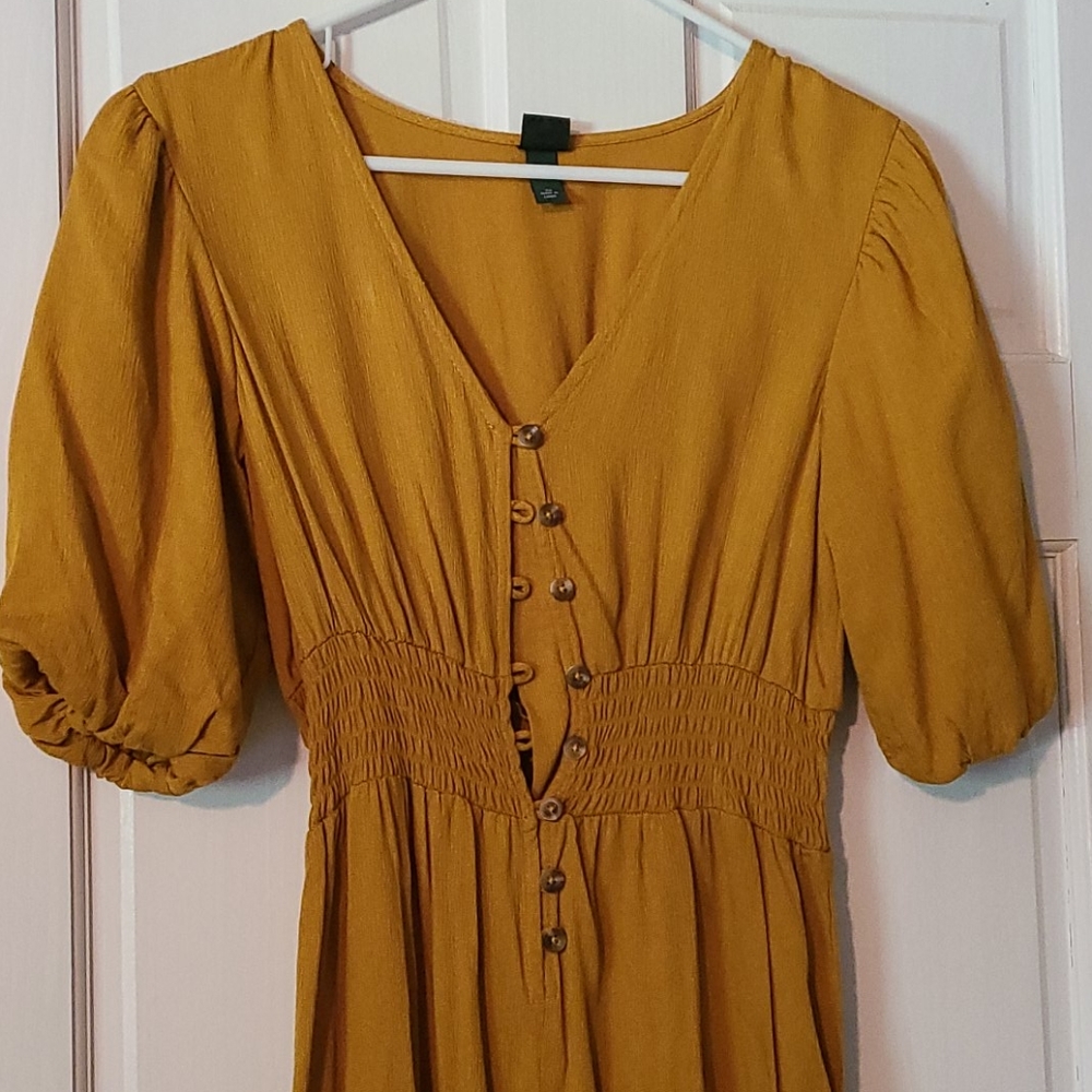 Mustard jumpsuit